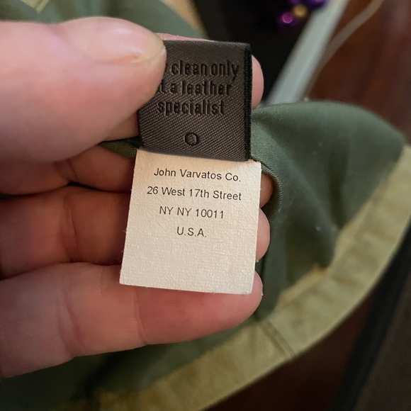 Varvatos 100% calfskin large bomber jacket - Picture 6 of 6